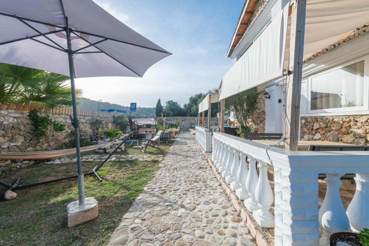 Kouramádes Stelios Stone House Sinaradesヴィラ エクステリア 写真