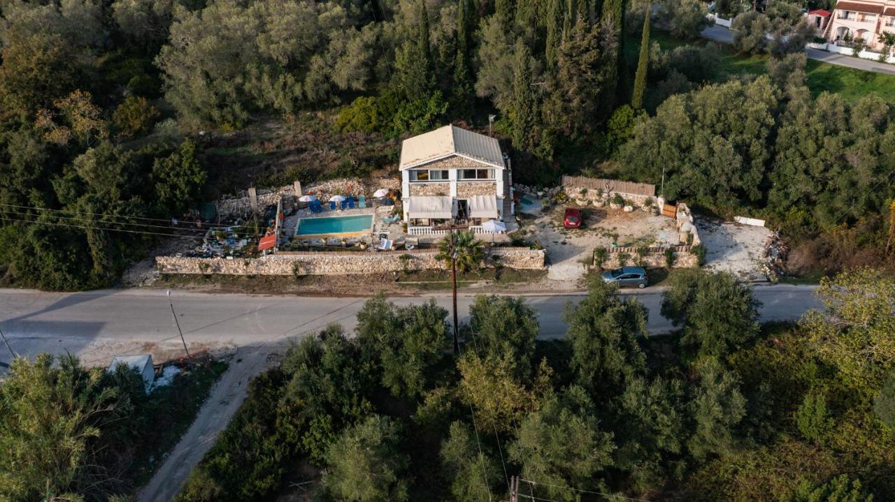 Kouramádes Stelios Stone House Sinaradesヴィラ エクステリア 写真